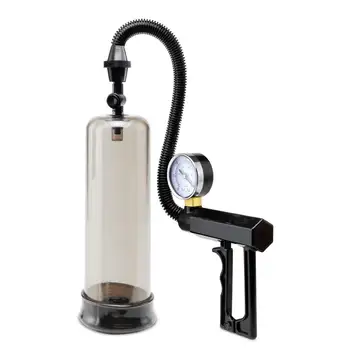 

Black men's pump PISTOL-GRIP POWER