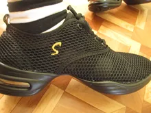 Oyeelin-Zapatillas deportivas para mujer, zapatos de malla transpirables con cordones, para baile, con amortiguación, para Fitness