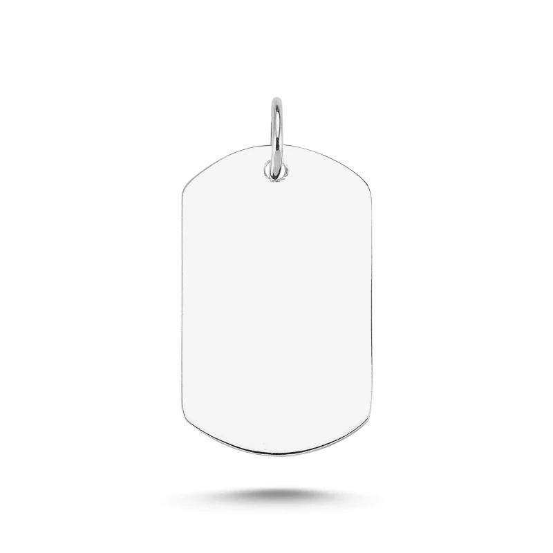

Silver 925 Sterling Large Plate Pendant