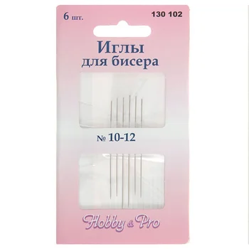 

130102 Needles for beads #10-12 pack/6 PCs Hobby & Pro
