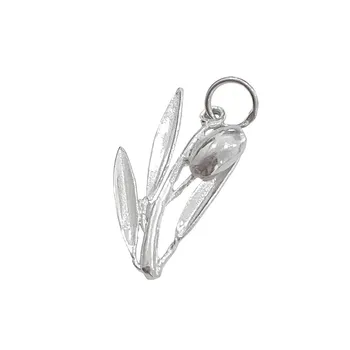 

Pendant 925 Sterling silver m olive olive 30mm. Woman