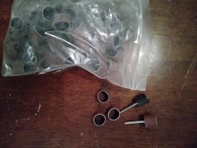 XCAN-Juego de tambor de lijado #80 #100 #120, grano con mandril de lijado de 6,35mm y 12,7mm para herramientas rotativas Dremel, bandas de lijado