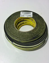 Strip-Tape Adhesive Door-Seal-Strip Foam-Sponge Rubber Black Waterproof Single-Sided