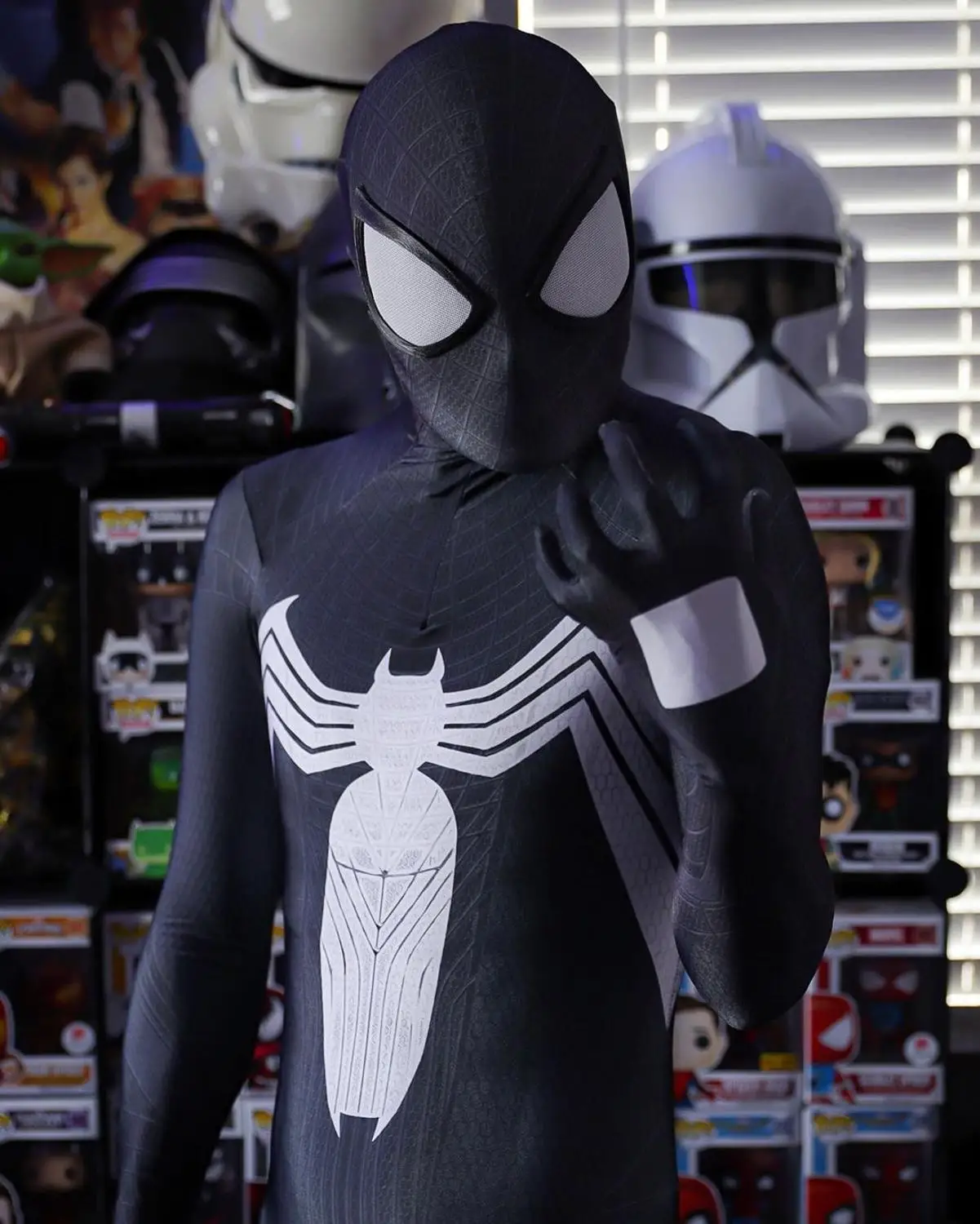 Venom Symbiote Spiderman Costume Supereroe Cosplay Spidey Cosplay Costume Di Halloween Zentai Abiti Tuta Disfrattes Di Halloween