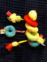 Cochecito de bebé en espiral, asiento de coche, juguete colgante de viaje para niños y niñas