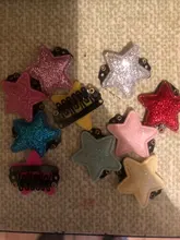 Mini pestillo de pelo fino para bebé, pinzas para el pelo de estrella brillante para recién nacido, horquilla para niña, horquilla de lentejuelas, 10 Uds.