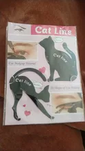 Beauty-plantillas de molde para cejas para mujer, 2 unids/lote, utensilio de maquillaje para ojos, delineador, plantilla moldeadora