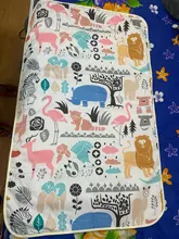 Alfombrilla de algodón impermeable para cambio de bebé, cubierta de juego de urinario, colchón para mascotas, 4 tamaños, dibujos animados