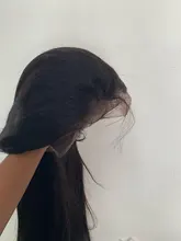 Pelucas de cabello humano frontal de encaje para mujeres negras, peluca recta de alta definición frontal bob, peluca brasileña afro corta larga de 30 pulgadas, peluca natural completa