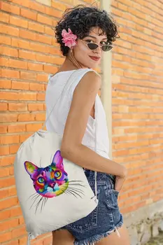

Angemiel Bag Şaşkın Colorful Cat Nappy Backpack