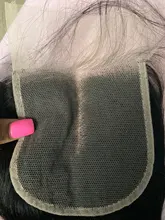 Younsolo del pelo humano de la onda suelta mechones con cierre brasileño cabello humano Remy 3 mechones con cierre de encaje suizo negro Natural