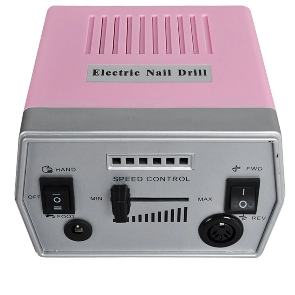 Máquina de Cuidados com as Unhas Elétrica da Arte do Unha Profissional Eletrônico Conjunto Broca Manicure Pedicure Máquina Moagem 110v 20000rpm 3 Brocas elétricas p/ manicure e acessórios