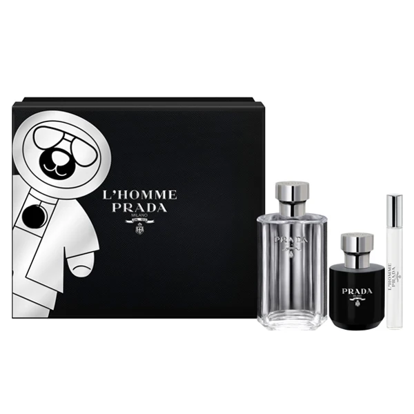 Мужской парфюмерный набор L'homme Prada(3 шт