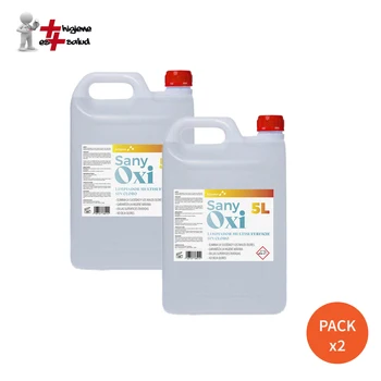 

SanyOxi - Pack x 2 multi-purpose deinfectant with oxyg. Active 5L · Complete surface cleaning