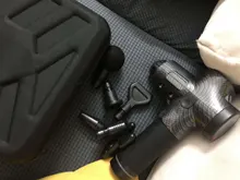 Pantalla LCD eléctrica masaje muscular arma 30 engranajes Fascia de tejido profundo masajeador cuello cuerpo atrás relajación dolor alivio Fitness relajarse