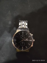 ORLANDO-reloj de cuarzo para hombre, cronógrafo de pulsera de acero inoxidable chapado en oro y plata, a la moda, nuevo, envío directo