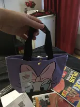 Lindo Disney de tendencia de moda bolsos de Mickey Mouse casual pequeño bolso mickey Minnie Portátil Bolsa de lona esposas bolsa de almuerzo bolsa de caja