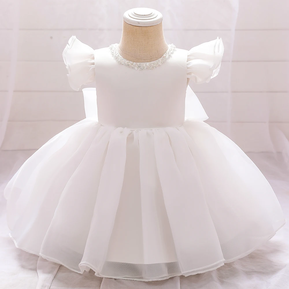 fcity.in - Baby Angel Pari Dress Christmas Gown Wedding Dress White Gown For