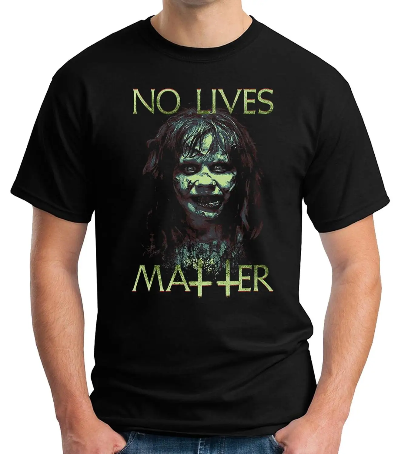 Рубашка мужская-THE EXORCIST-NO LIVES MATTER-THE EXORCIST | Мужская одежда