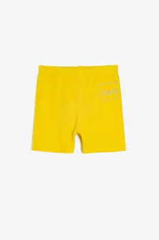 

Koton Kids Yellow Baby Girl Leggings