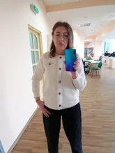 Suéter de piel de visón para mujer, cárdigan de manga larga holgado de terciopelo para otoño e invierno, novedad de 2020