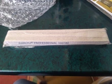 10 Uds. De limas de madera para uñas, 100/180 180/240 grises, bloque de amortiguación, limas profesionales para manicura y pedicura, herramientas de pulido