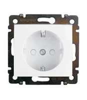 Socket Legrand Valena 694269 hidden installation White with ground with curtains image