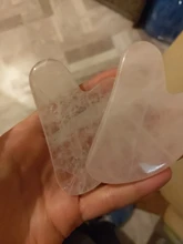 Natural Jade Gua Sha tablero raspador masaje de cuarzo rosa Jade Guasha piedra Chin cuello de la cara de arrugas removedor de belleza