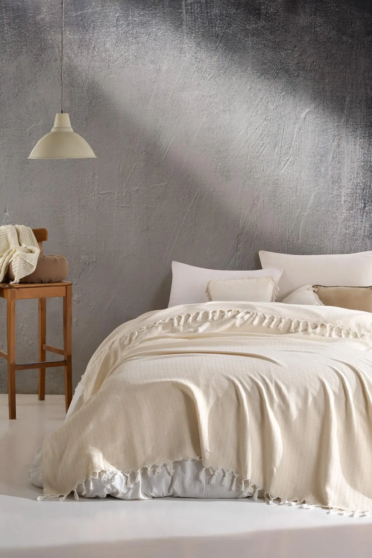 

100 Cotton Double Bed Cover | Laura
