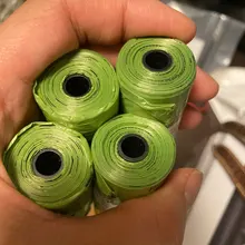 Biodegradable Poop-Bags Waste-Cleaning-Bag Incense Pet-Dog Cat Eco-Friendly with 15counts/Roll