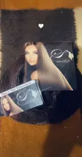 HAIRRO-coleta larga y Lisa para cola de caballo, horquillas, extensión de cabello sintético