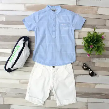 

And summer child boy clothing set, baby clothing set boy Petty, print T-shirt + short pants tracksuit