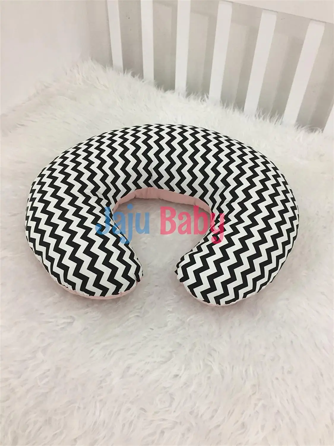 Jaju Baby Zigzag Powder Breastfeeding Pillow - Support Cushion | Мать и ребенок