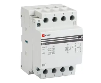 

Contactor modular km 40A 4no (3 mod.) EKF Proxima