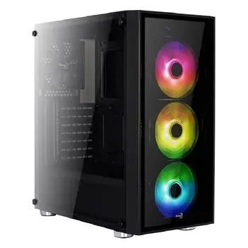 

Aerocool quartz RGB box Semitorre Black