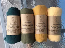 Muslin Swaddle Blanket Plain-Color Kangobaby 2pcs-Set Multi-Functional Old-Time Hot-Sale