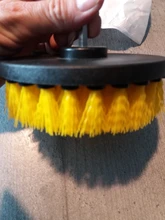 Cepillo estropajo eléctrico de 2/3, 5/4/5 pulgadas, Kit de cepillo de limpieza redondo de plástico para alfombras de vidrio, neumáticos de coche, brochas de nailon