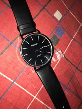 Relojes de Cuero blanco de estilo Simple para Mujer, Reloj de pulsera de cuarzo minimalista informal para Mujer, 2019