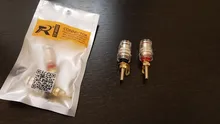 Connector Terminals Amplifier-Speaker Binding-Post Hifi-Cable 4PCS 4MM Gold-Plated Gold-Plated