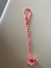 Chupete de bebé anti-cadena clip de seguridad de bebé de plástico cadena con clip para chupete cadena sostenedor para chupete de bebé Anti-cuentagotas