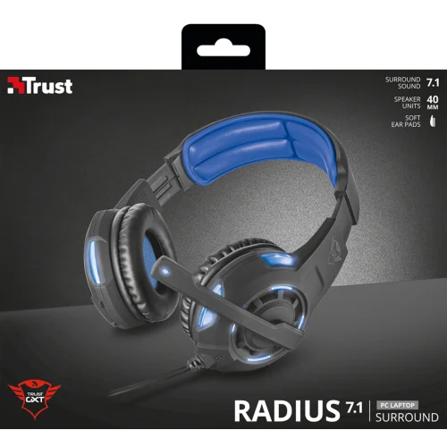 Игровые наушники 7.1 22052 Trust GXT 350 RADIUS 7.1 2.5м