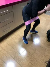 AOLIKES-banda para la cadera, banda de resistencia para Yoga, Fitness, ejercicio, piernas, bucle para entrenamiento de sentadillas circulares, antideslizante, 1 ud.