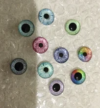 Cameo Glass-Cabochon Dragon Eyes Round Flatback 18mm Diy-Accessories Photo 25mm 