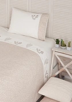 

Bedding wild travel color: beige, sand (1,5 slept.)