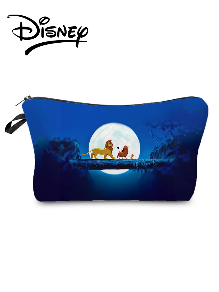 Disney-bolsas de cosméticos con estampado de El Rey León para mujer, Mini  bolsa de almacenamiento con dibujos animados de Luna, bolso de maquillaje,  estuche de lápices para estudiantes - AliExpress Maletas y