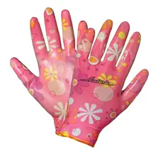 Перчатки нейлоновые женские с цельным полиуретановым покрытием ладони AIRLINE AWG-NW-09