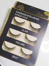 SHIDISHANGPIN-pestañas postizas suaves 3D, 27 estilos, finas tupidas, gruesas, pestañas postizas, pestaña hecha a mano, maquillaje de ojos, 3 pares