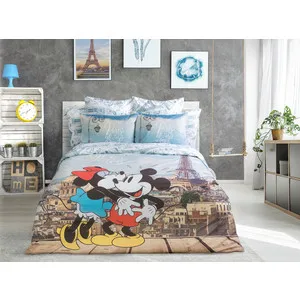 

Bed linen love me 2-bedroom, percale, Mickey in Paris in a transparent bag (711070)
