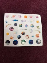 Designs-Transfer-Sliders Decals Water-Nail-Stickers Manicure Nail-Watermark 1-Sheet Starry-Series