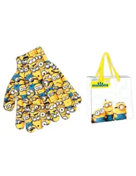

▷ SET gloves and MINIONS gift bag